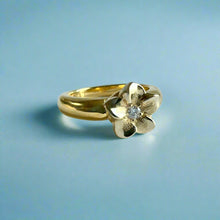 Load image into Gallery viewer, Two-tone Simply Romantic Ring with Diamond in 18K Gold
