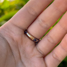 Load image into Gallery viewer, Ali&#39;i 8mm Tapered Ring with Diamonds in 14K Yellow Gold in size 8 3/4
