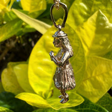 Load image into Gallery viewer, Hawaiian Hula Girl Pendant in 14K Yellow Gold
