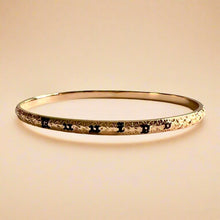 Load image into Gallery viewer, Hibiscus 4mm &quot;Kuuipo&quot; Hawaiian Bangle Bracelet in 18K Pink Gold
