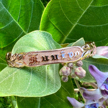Load image into Gallery viewer, Scalloped Shiny Maile 10mm Hawaiian Bangle in 14K Pink Gold
