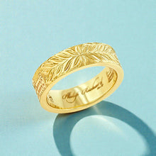 Load image into Gallery viewer, Iolani Maile 6mm Ring in 14K Yellow Gold in size 6
