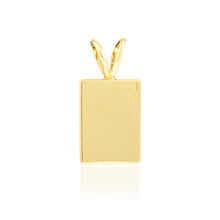 Load image into Gallery viewer, Hawaiian 12 mm Pendant w/ Initial H in 14K Yellow Gold
