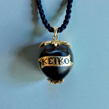 Load image into Gallery viewer, Kukui Nut Pendant with Keiko in 14K Yellow Gold
