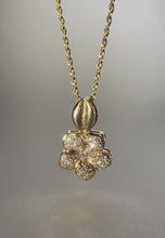 Load and play video in Gallery viewer, Pua’ahi Fire Flower Diamond Pendant in 14K Gold or Platinum [small or medium]
