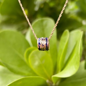 Large Ali'i Hawaiian Bead w/ Maile Design