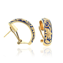 Load image into Gallery viewer, Ali&#39;i 1/2 Hoop Earrings - Philip Rickard
