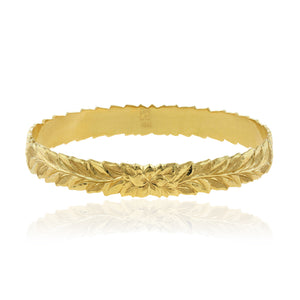 Deep Cut Maile 10mm Bangle - Philip Rickard