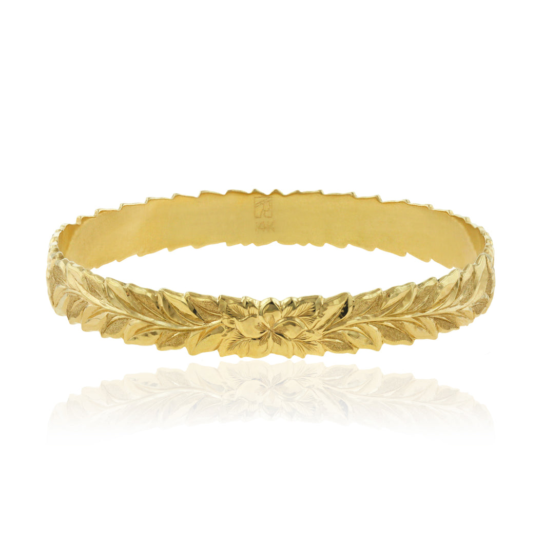 Deep Cut Maile 10mm Bangle - Philip Rickard