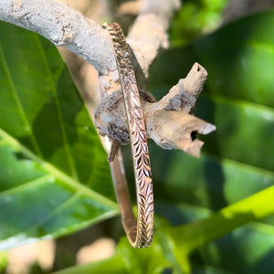 Maile design Hawaiian Heirloom Bracelet