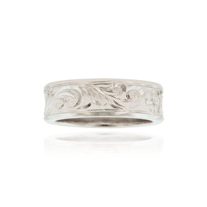 Old English Concave 6mm Ring - Philip Rickard