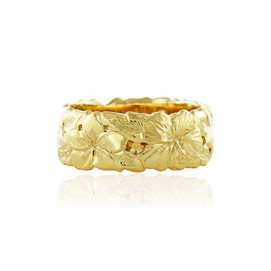Pukalani Flower 8mm Ring - Philip Rickard