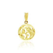 Load image into Gallery viewer, Old English Round Filigree Pendant - Philip Rickard
