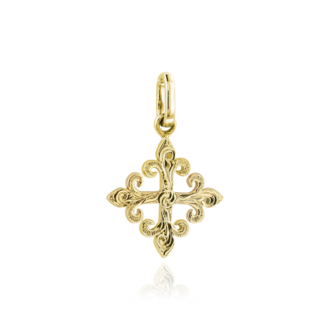 Small Fleur De Lis Pendant - Philip Rickard