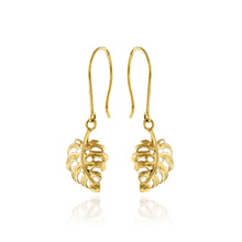 Load image into Gallery viewer, Small Monstera Leaf Earrings - Philip Rickard
