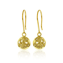 Load image into Gallery viewer, Round Filigree Dangle Earrings - Philip Rickard
