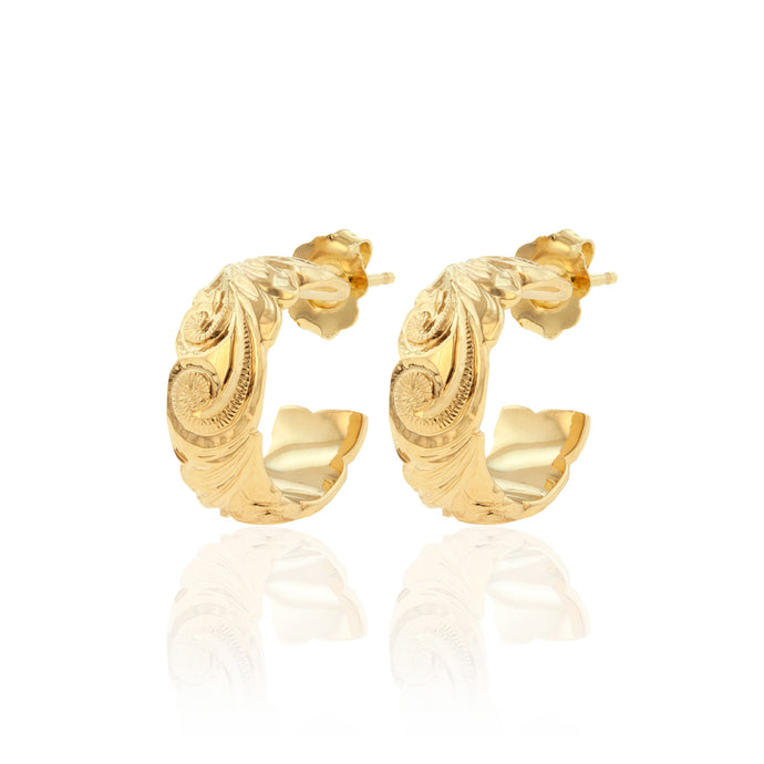 Small Hoop Earrings - Philip Rickard