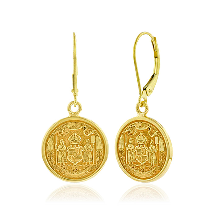 Coat Of Arms Dangle Earrings - Philip Rickard