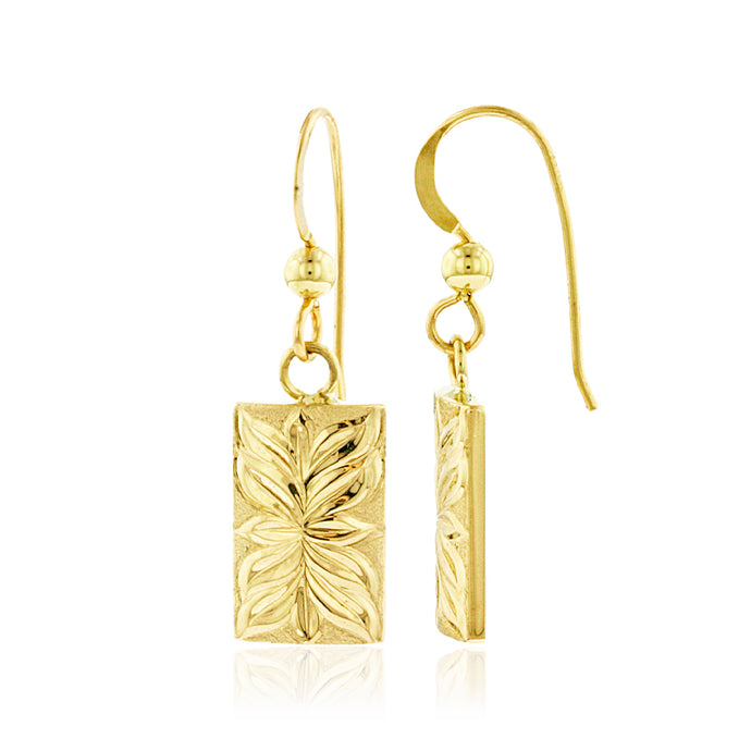 Iolani Maile Dangle Earrings - Philip Rickard