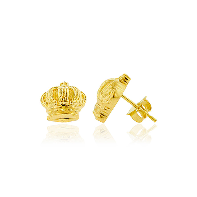 Puff Crown Earrings - Philip Rickard