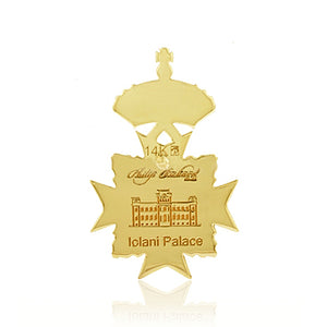 Medium Maltese Cross Tie Tack - Philip Rickard
