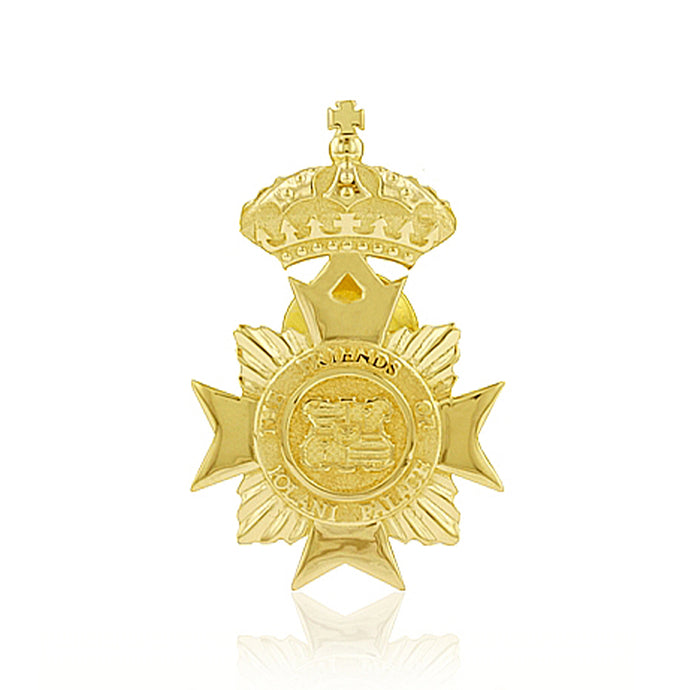 Medium Maltese Cross Tie Tack - Philip Rickard
