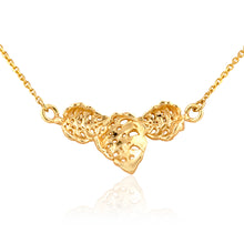 Load image into Gallery viewer, Small 3 Monstera Necklace - Philip Rickard
