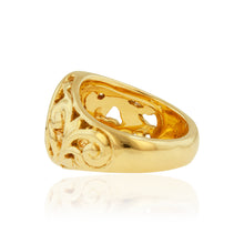 Load image into Gallery viewer, Oval Filigree Signet W/ Initial - Philip Rickard
