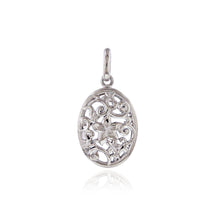 Load image into Gallery viewer, Small Oval Scroll Filigree Pendant - Philip Rickard
