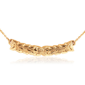 Scalloped Maile Necklace - Philip Rickard