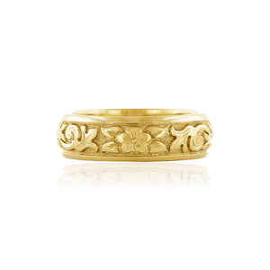 Raised 6mm Name Ring - Philip Rickard