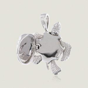 Large Turtle locket w/ moveable body parts - Philip Rickard