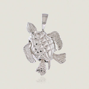 Large Turtle locket w/ moveable body parts - Philip Rickard