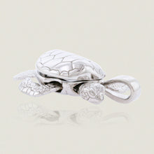 Load image into Gallery viewer, Large Turtle locket w/ moveable body parts - Philip Rickard
